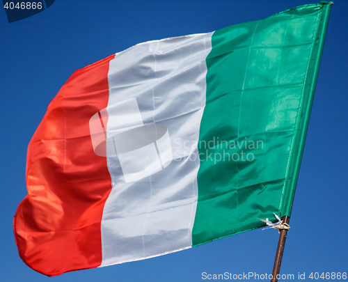 Image of Flag Italy Closeup