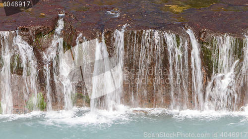 Image of Hraunfossar waterfalls in Iceland