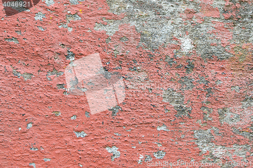 Image of Old red wall