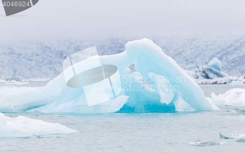 Image of Jokulsarlon is a large glacial lake in southeast Iceland