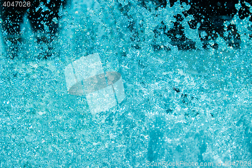 Image of blue water background