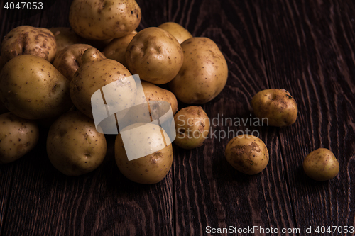 Image of Freshly grown potato