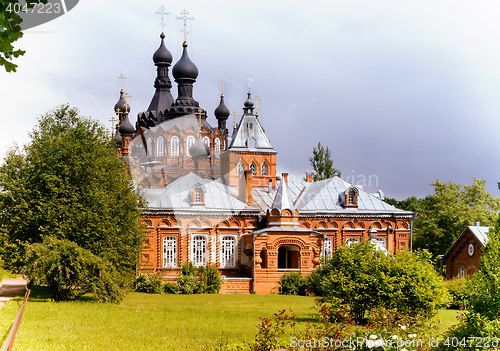 Image of An Orthodox Church on a picturesque hill.