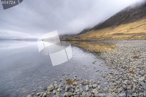 Image of fjord in iceland