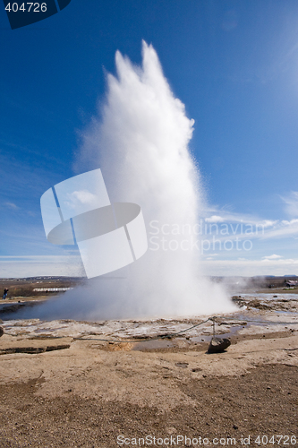 Image of geyser eruption