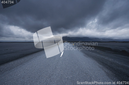 Image of road in iceland