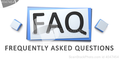 Image of frequently asked questions sign