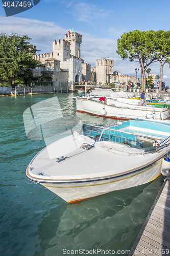 Image of castle in Sirmione Italy