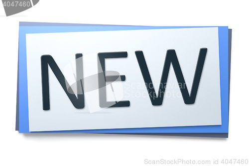Image of sign new