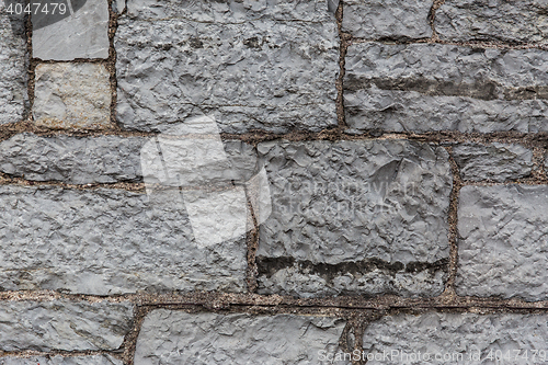 Image of close up of old brick or stone wall background