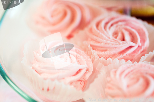 Image of close up of sweet custard dessert on serving tray