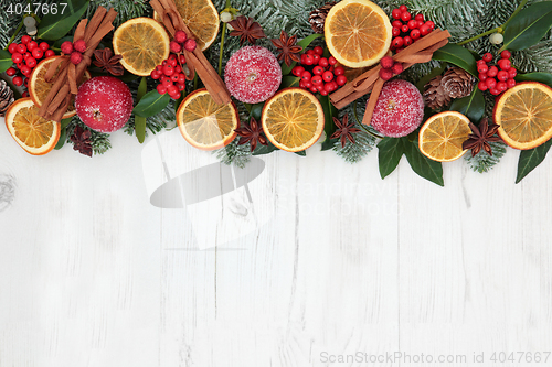 Image of Christmas Dried Fruit Border