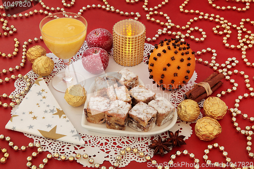 Image of Stollen Cakes and Egg Nog