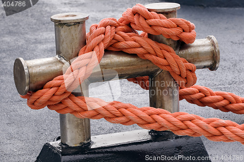 Image of Moored boat