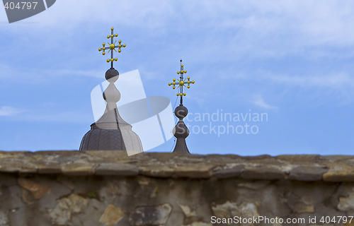 Image of The monastery towers