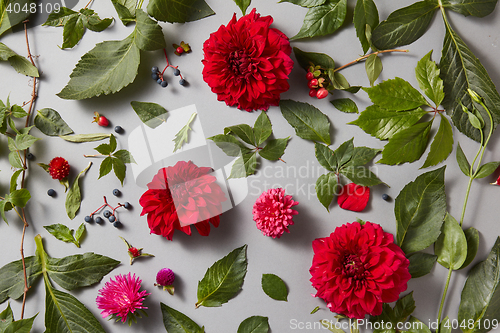 Image of Plenty red natural roses seamless background