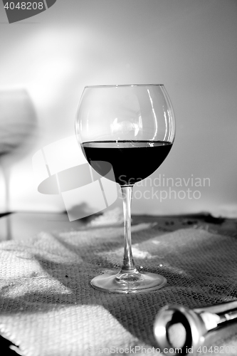 Image of glass of red wine