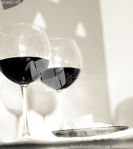 Image of glass of red wine