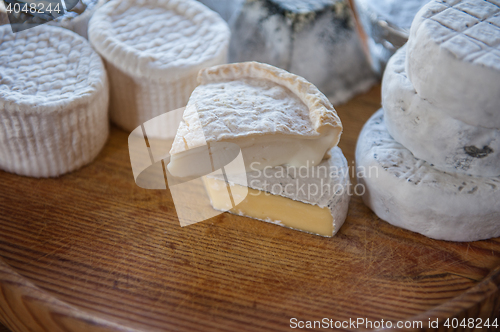 Image of Set of different cheese