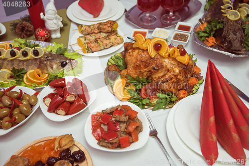 Image of traditional festive food