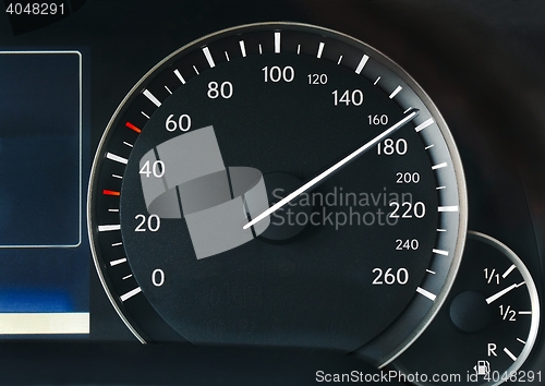 Image of Speedometer of a car