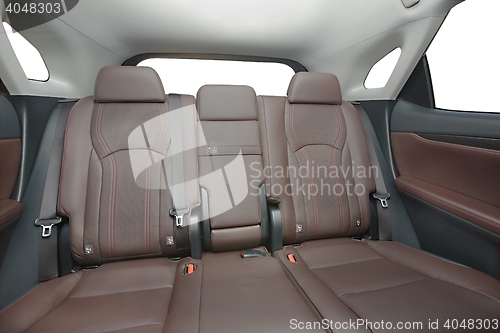 Image of Car Interior Backseats