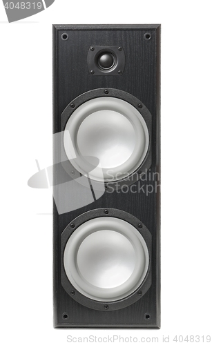 Image of Hi-fi Speaker Isolated on White