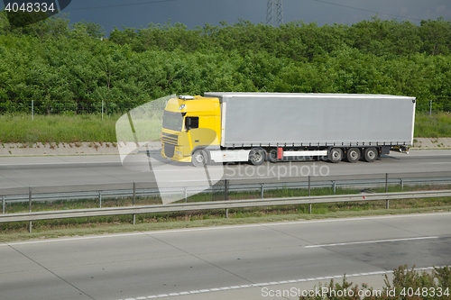 Image of Truck on the highway