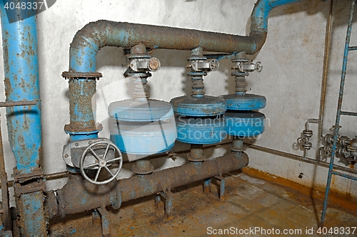 Image of Pipes in an underground bunker