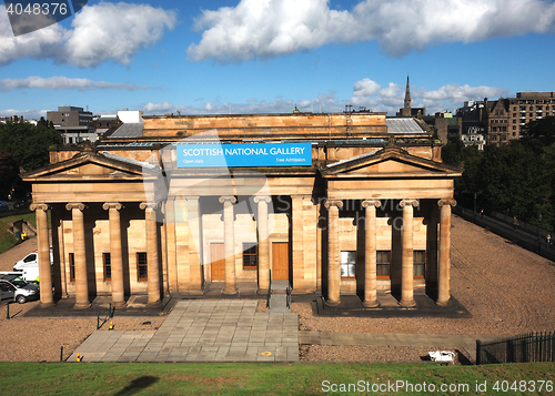 Image of The Scottish National Gallery Edinburgh, Scotland, Europe  