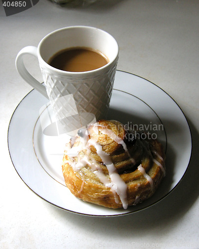 Image of Coffee and Bun