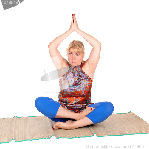 Image of Yoga trainer in poses.