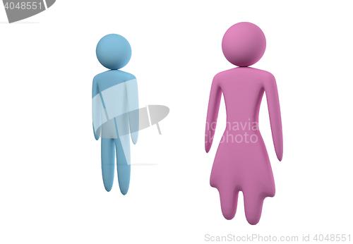 Image of male and female figures