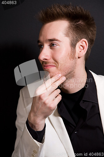 Image of Thinking businessman