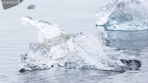 Image of Close-up of melting ice in Jokulsarlon - Iceland