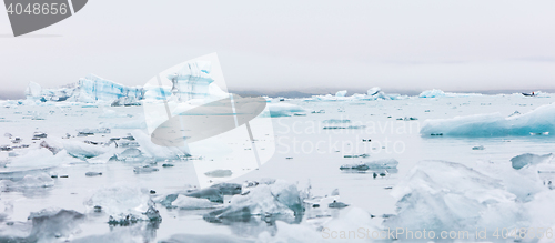 Image of Jokulsarlon is a large glacial lake in southeast Iceland