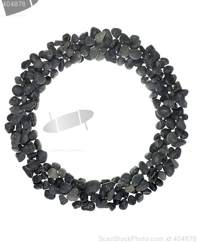 Image of Round pebbles frame