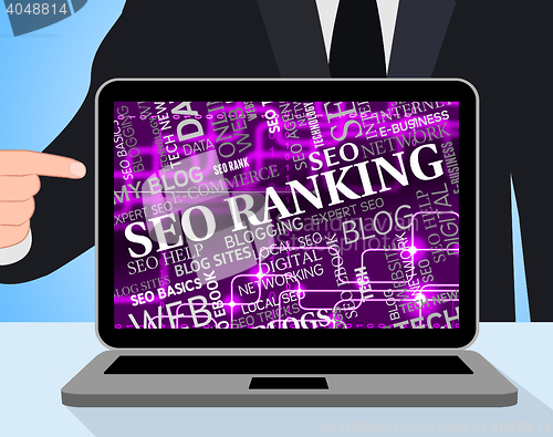 Image of Seo Ranking Means Search Engine And Computing