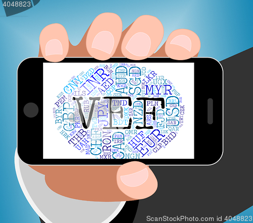 Image of Vef Currency Means Venezuela Bolivars And Currencies