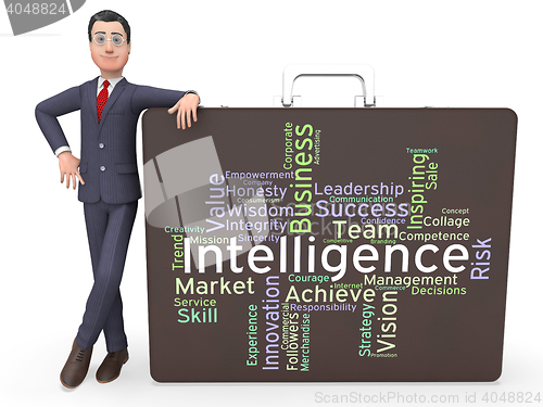 Image of Intelligence Words Means Perception Clever And Intellect