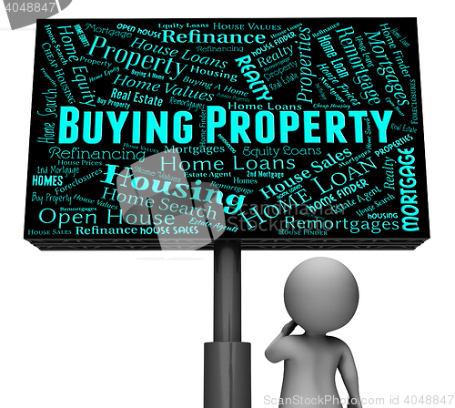 Image of Buying Property Represents Real Estate And Apartment