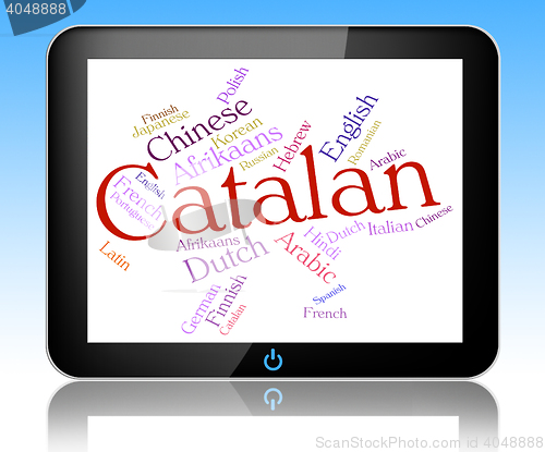 Image of Catalan Language Means Speech Lingo And Word