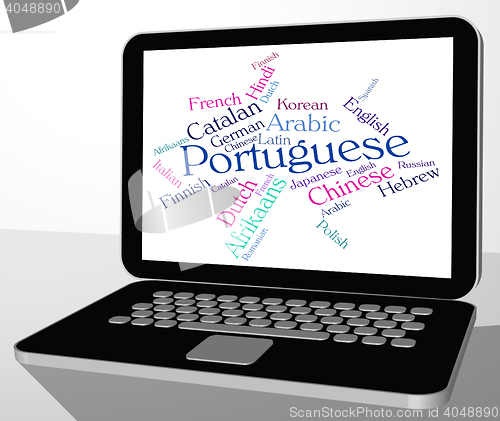 Image of Portuguese Language Means Foreign Portugal And Speech