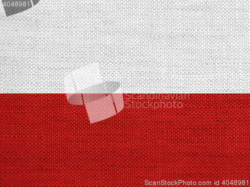 Image of Flag on old linen