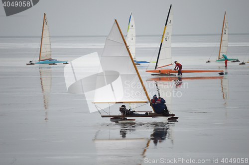 Image of Racing Ice Boats