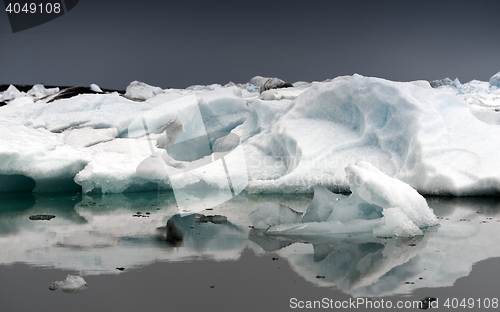 Image of Icebergs at glacier lagoon 