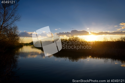 Image of Small river flowing