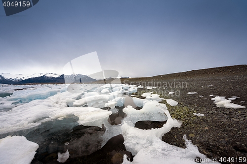 Image of Icebergs at glacier lagoon 