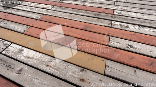 Image of wooden fence closeup photo