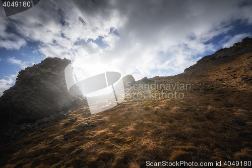 Image of Scenic mountain landscape shot